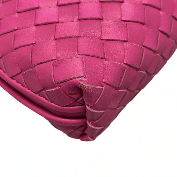 Auth BOTTEGA VENETA Nodini - Pink Leather B********* Shoulder Bag - Picture 6 of 14